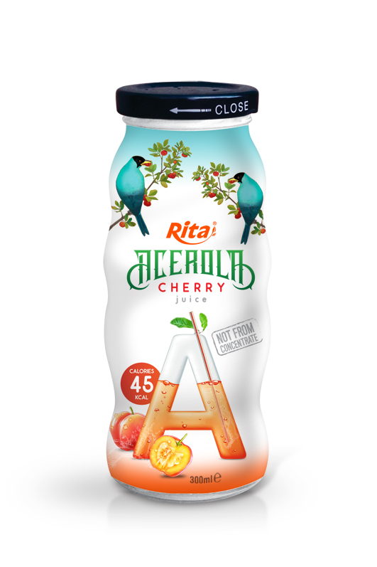 300ml Glass bottle Cherry Juice